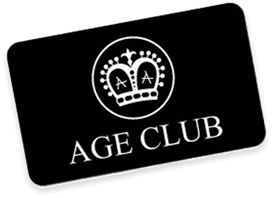 AGE CLUBのメンバーズカード