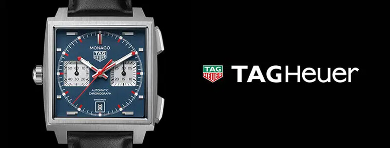TAG Heuerの腕時計とブランドロゴ